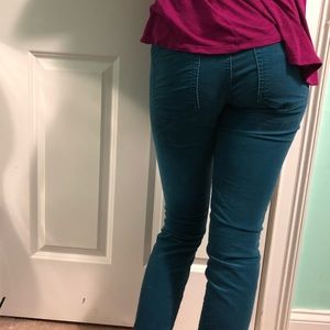 Gap Blue skinny corduroys